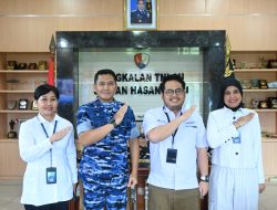 Danlanud Sultan Hasanuddin Terima Audiensi GM PT. Garuda Indonesia Wilayah Makassar