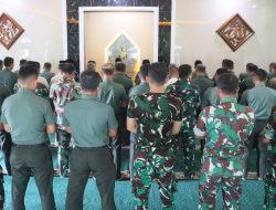 Kodim Bojonegoro Sholat Gaib untuk 3 Personel Polda Lampung yang Meninggal Dunia