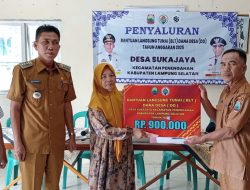 Keren! Jelang Lebaran Pemdes Sukajaya Kecamatan Penengahan, Salurkan BLT – DD