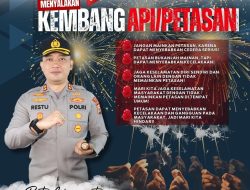 AKBP Restu Wijayanto S.I.K., Menghimbau Masyarakat STOP MENYALAKAN KEMBANG API