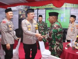 Perkuat Sinergisitas, Polres & Kodim 0807/Tulungagung Sahur Bersama di Posyan GOR Lembupeteng