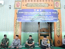 Indahnya Kebersamaan, Sinergitas Kodim 0829 dan Polres Bangkalan Gelar Pengajian di Bulan Ramadhan