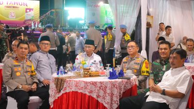 Kapolda Lampung Bersama Forkopimda Provinsi Lampung Monitoring Keamanan Malam Takbiran Idul Fitri 1446 H/2025 M