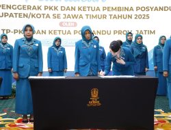 Arumi Bachsin Resmi Lantik Istri Wabup Tuban Menjadi Ketua TP PKK dan Ketua Pembina Posyandu