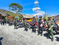 TNI-Polri Bersinergi melaksanakan pengamanan ibadah perayaan Jumat Agung di Puncak Jaya
