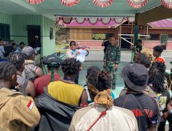Ditengah Situasi Konflik, Kodim 1714/PJ Selalu Hadir Bantu Masyarakat Puncak Jaya