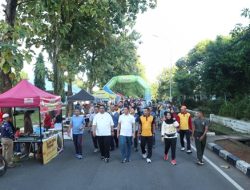 Danlanud Sultan Hasanuddin Bersama Bupati Maros Dan Forkopimda Ikuti Car Free Day