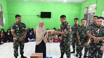 Skadron Udara 11 Lanud Sultan Hasanuddin Gelar Bhakti Sosial di Panti Asuhan An Nashar Makassar