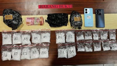Polres Kolaka mengungkap Dugaan Kasus Tindak Pidana Narkotika dengan Barang Bukti 803,5 gr