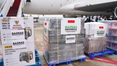 Panglima TNI Dampingi Menlu RI Lepas Bantuan Kemanusian Untuk Myanmar