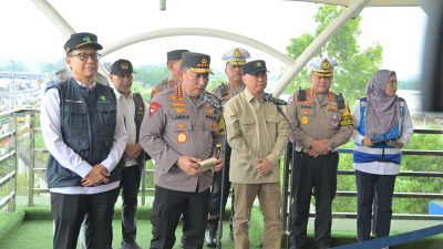 Kapolri Cek Arus Balik Lebaran di Tol Cikatama