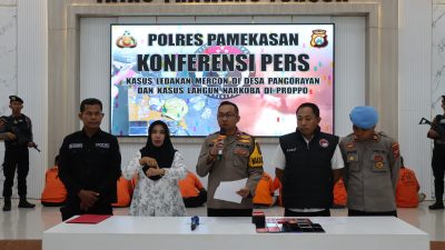 Berantas Narkoba, Polres Pamekasan Amankan 1 Bandar dan 2 Pengedar