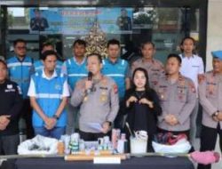 Polres Tulungagung Amankan 16 Orang Balon Udara Ilegal Pasca Lebaran