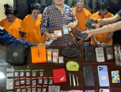Polresta Banyuwangi Ungkap Peredaran Narkoba 4 Tersangka dan 29 Paket Sabu Diamankan