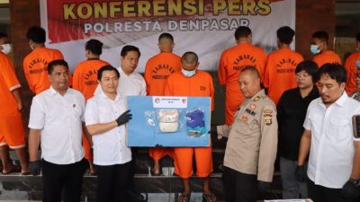 Residivis dan Jaringan Narkoba: Hampir 1 Kg Sabu Diamankan Satresnarkoba Polresta Denpasar