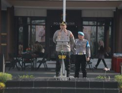 Apel Pagi Polres Blitar: Kapolres Tekankan Pentingnya Mewujudkan Rasa Aman di Masyarakat