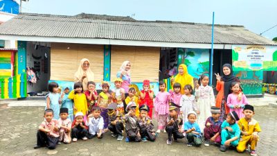 Peringati Hari Kartini, Paud Azzahra Gelar kegiatan Karnaval keliling Kampung. Lampung Selatan