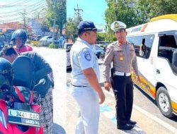 Satlantas Polres Sampang Gelar Operasi Patuh Pajak di Alun-alun Trunojoyo, 25 Pelanggar Terjaring