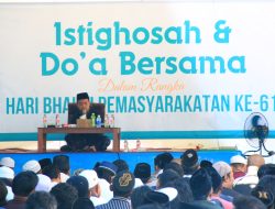 Istighosah dan Doa Bersama Jadi Cara Warga Binaan Lapas Banyuwangi Sambut Puncak HBP ke-61
