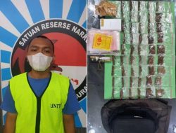 Pemuda Surabaya Ditangkap Satresnarkoba, Edarkan Tembakau Sintetis dan Ganja Lewat Instagram