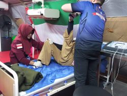 Peduli Kemanusiaan, Tenaga Kesehatan TNI Tangani Korban Gaza Di Mesir