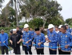 Bupati Lamsel Radityo Egi Resmikan Ruas Jalan Simpang Objek Wisata Pantai Ketang Kalianda