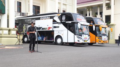 Wabup Tuban Berangkatkan Rombongan Balik Mudik Gratis Pemkab Tuban