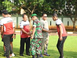 Komandan Pusterad Pimpin Apel Kembali Cuti Lebaran