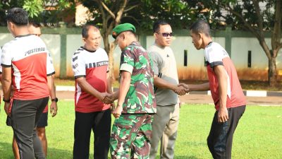 Komandan Pusterad Pimpin Apel Kembali Cuti Lebaran