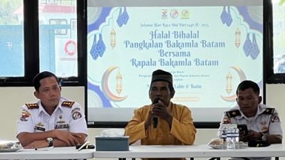 Bakamla RI Gelar Halal Bihalal dan Pembinaan Rapala Batam