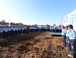 Memotivasi Prajurit Miliki Rumah Non Dinas, Danlanud Sultan Hasanuddin Tinjau Lokasi Perumahan Subsidi Di Maros