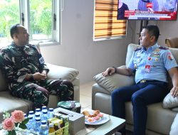 Danlanud Sultan Hasanuddin Terima Kunjungan Danpuslat Kodiklat TNI