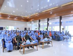 Danlanud Laksanakan Halal Bihalal Dengan Pengurus PIA Ardhya Garini Cabang 7/D.II Lanud Sultan Hasanuddin
