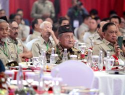 Panglima TNI Dampingi Presiden RI dalam Acara Halal Bihalal Bersama Purnawirawan TNI AD