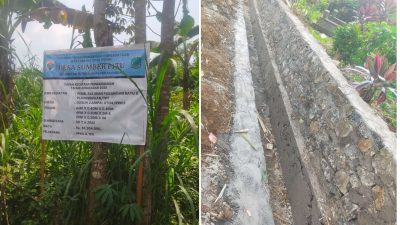 Pemdes Sumber Pitu Realisasi Pembangunan TPT