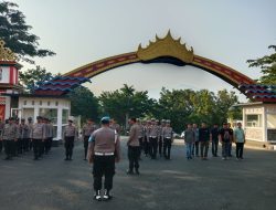 Tingkatkan Pengamanan, Polres Lampung Selatan Pastikan Aksi Buruh Berlangsung Damai.