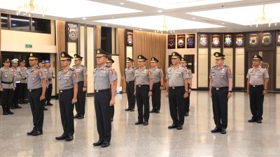 Mabes Polri Gelar Korps Raport Kenaikan Pangkat Pati Polri, 13 Perwira Tinggi Naik Pangkat