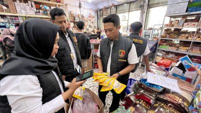Satgas Pangan Polresta Banyuwangi Sidak Sejumlah Minimarket
