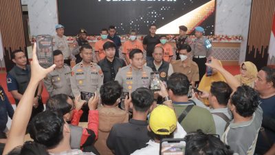 Tiga Kasus Kriminal Terungkap di Blitar: Pencurian dengan Kekerasan hingga Persetubuhan Anak Dibawah Umur