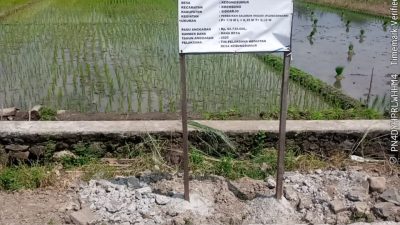 Pemdes Kedungsumur Laksanakan Pembangunan Saluran Irigasi atau Plengsengan