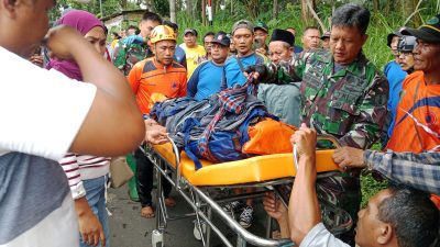 Danramil Purwodadi dan Tim Gabungan Akhirnya Temukan Jasad Hariono