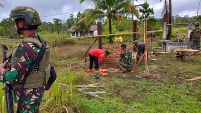 Dari Ujung Timur Negeri, Tetes Air Bersih Jadi Bukti Cinta TNI untuk Warga Perbatasan