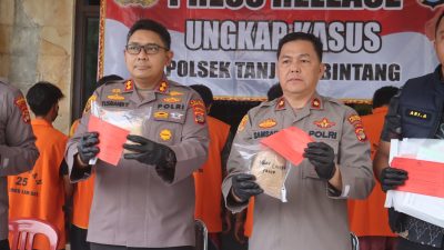 UNGKAP KASUS POLSEK TANJUNG BINTANG: TIGA KASUS PENGGELAPAN BERHASIL DIUNGKAP DALAM WAKTU DEKAT