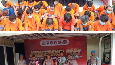 Polres Pelabuhan Tanjung Perak Target Operasi Pekat Semeru 2025 Serta 3C, Amankan 37 Tersangka