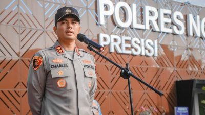 Kapolres Ngawi Pimpin Apel Pagi, Apresiasi Kinerja Anggota