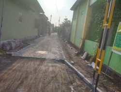 Pemerintah Desa Sentul, Percepat Bangun Pavingisasi Jalan Lingkungan