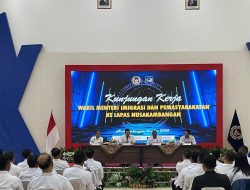 Kalapas Batang Ikuti Pengarahan Wakil Menteri Imigrasi dan Pemasyarakatan di Lapas Karanganyar Nusakambangan