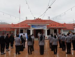 Ditengah Rintik Hujan, Lapas Mojokerto Teguhkan Komitmen Dengan Deklarasi Zero Peredaran HP dan Narkoba