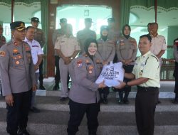 Jelang Peringatan kenaikan Yesus Kristus, Personil Polri Silaturahmi di Retret Ngisonando Kalianda