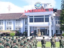 Danlanud Sultan Hasanuddin Hadiri Upacara Penyambutan Satgas Pamtas RI-PNG Yonif 432/WSJ
